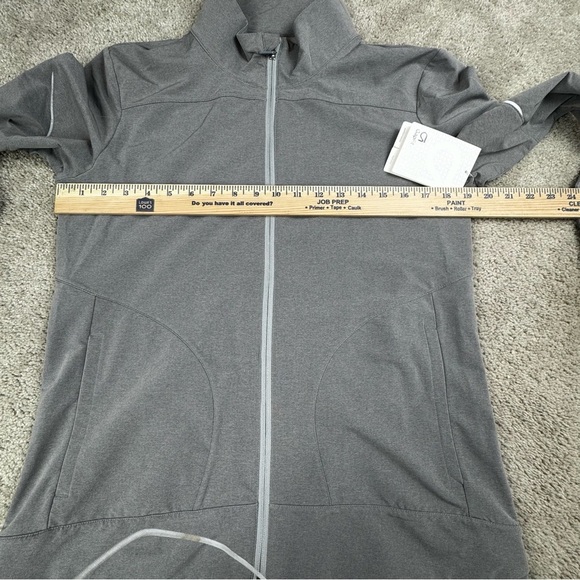 Gap GapFit Full Zip Active Performance Jacket Gray Women’s Size M NWT - Picture 4 of 8